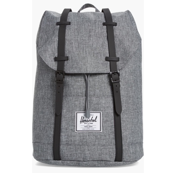 Herschel Supply Co. Retreat 19.5L  Raven Crosshatch Grey & Black Backpack main image 10
